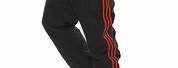 Adidas Black and Red Tracksuit