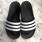 Adidas Slippers Black and White
