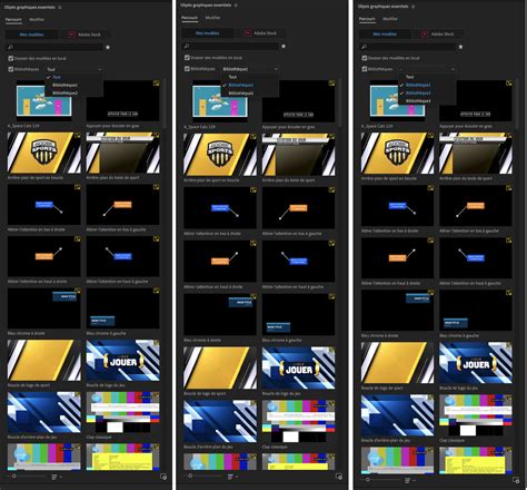 Adobe Premiere Pro Graphics Templates