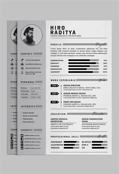Adobe Resume Templates