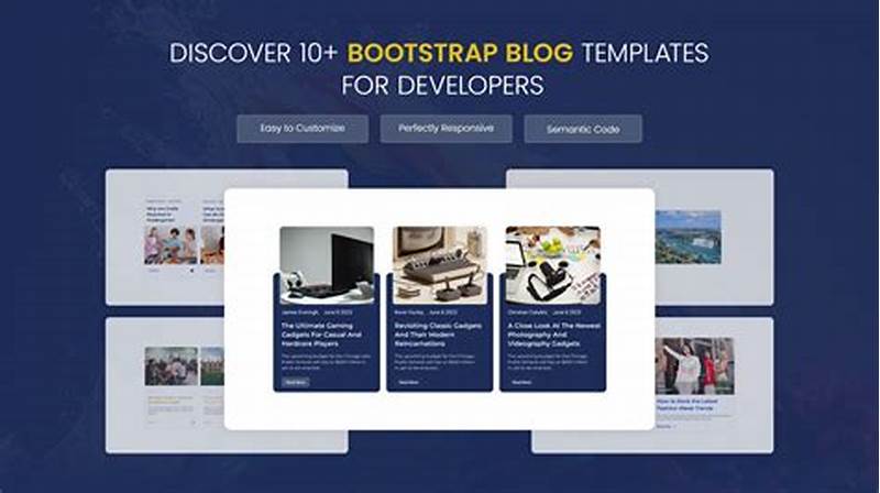Advanced Blog Bootstrap Template Seo