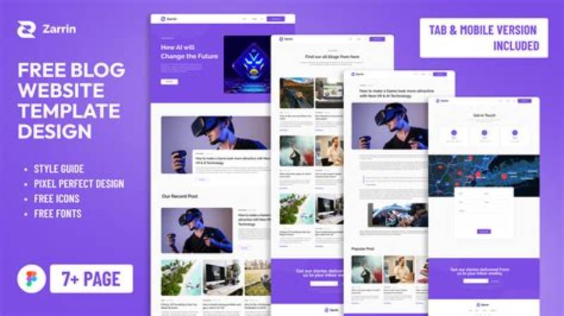 Advanced Blog Website Template Fast