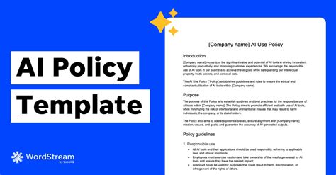 Ai Policy Templates