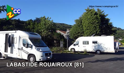 Aire de camping car à Labastide-Rouairoux