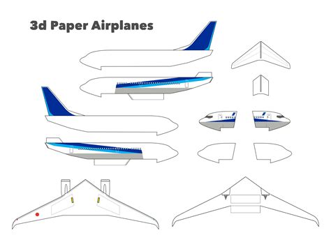Airplane Paper Template
