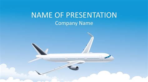 Airplane Powerpoint Template