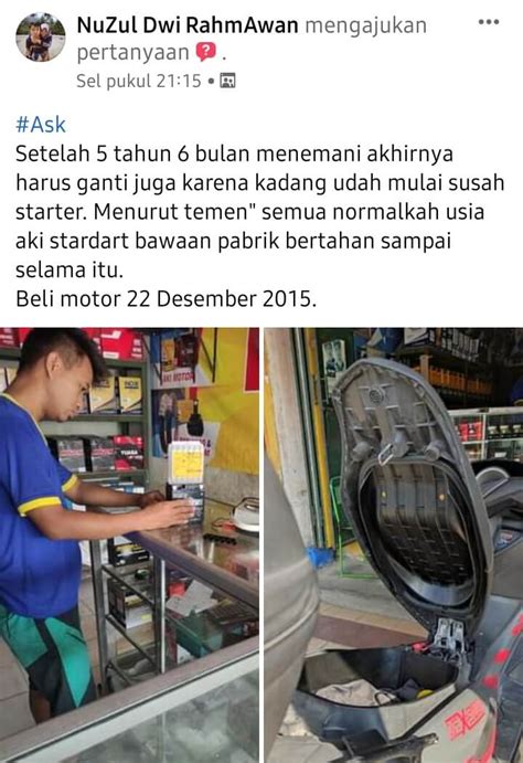 Umur Aki Motor Indonesia