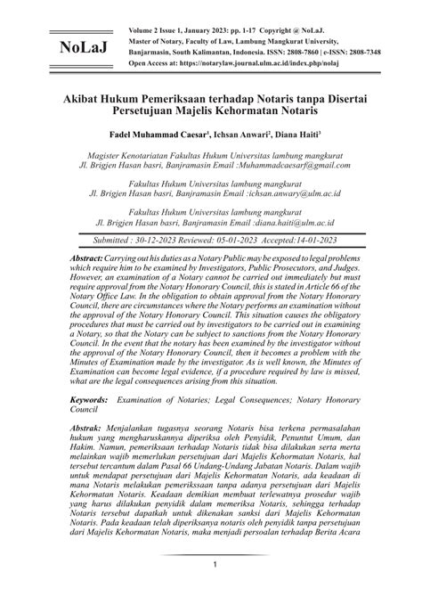 Akibat Hukum