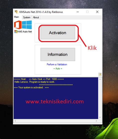 Aktivasi Windows 10 dengan KMS Server