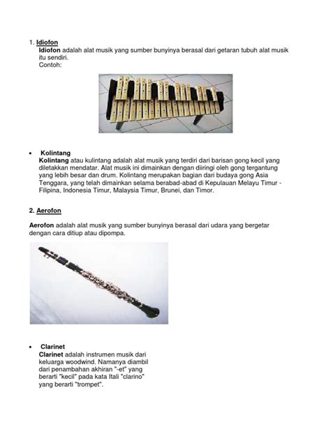 Alat Musik Idiofon