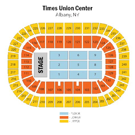 Albany Times Union Center Seating Chart