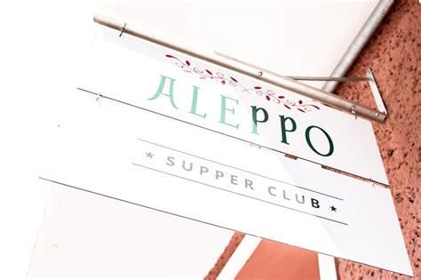 Aleppo Supper Club (take away)