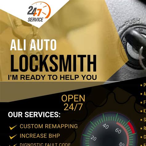 Ali locksmith24/7& keys maker