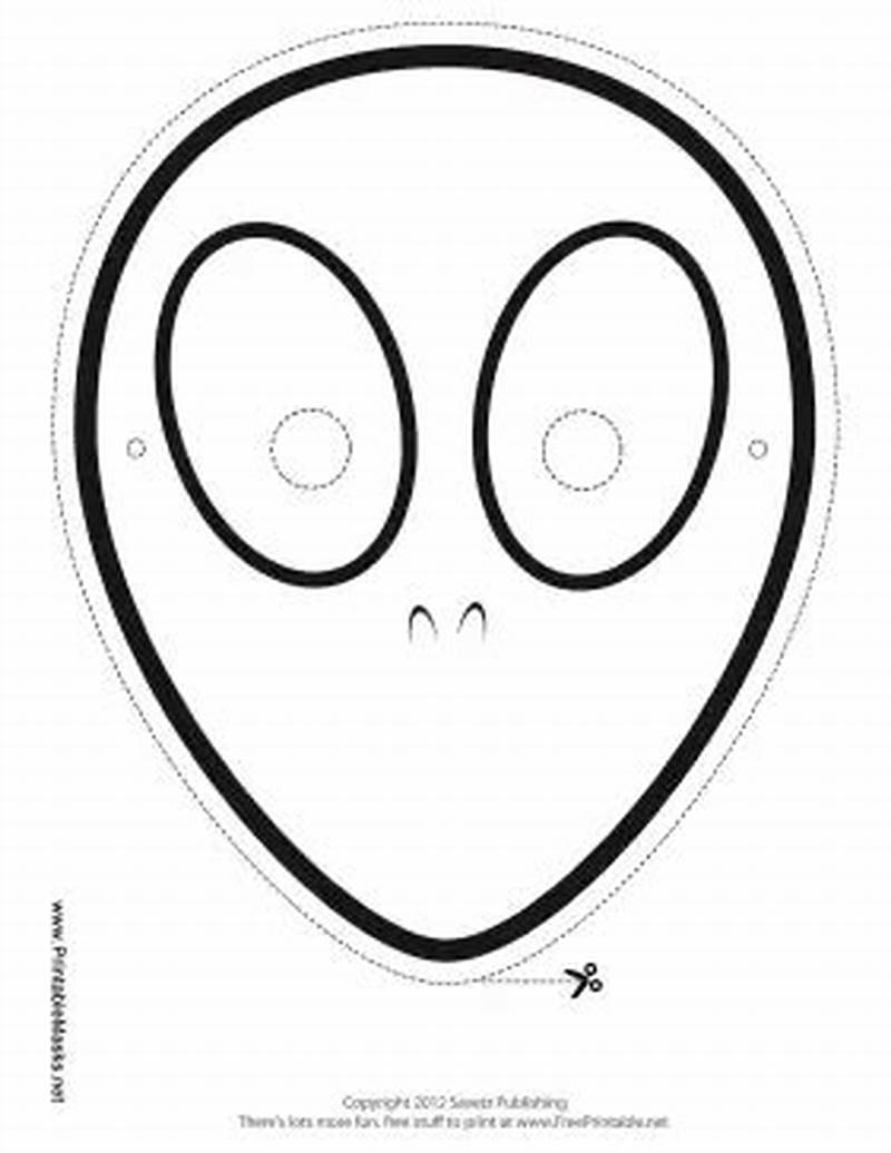 Alien Mask Template Printable