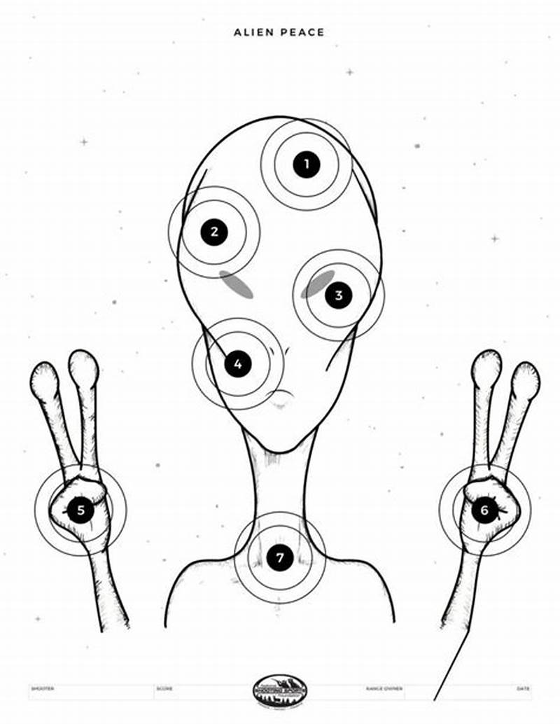 Alien Targets Printable