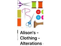 Alison’s Clothing Alterations
