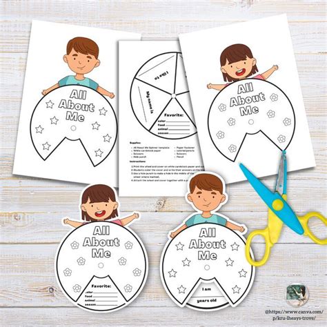 All About Me Craft Template