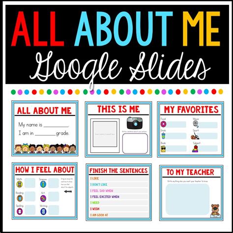 All About Me Google Slides Template