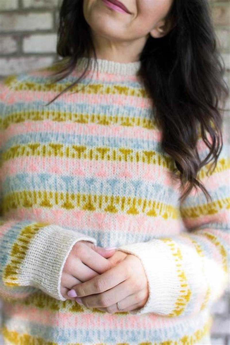 All Over Colorwork Sweater Pattern