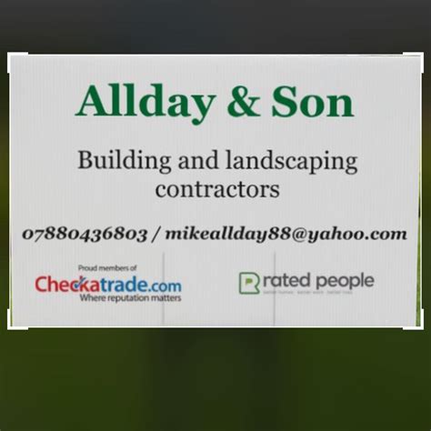 Allday and Son building and landscaping contractors