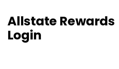 Allstate Rewards login