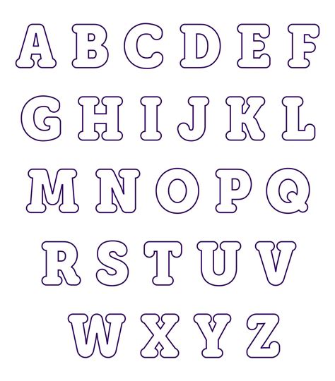 Alphabet Letter Templates