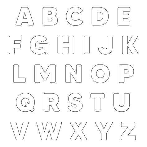 Alphabet Letters Templates