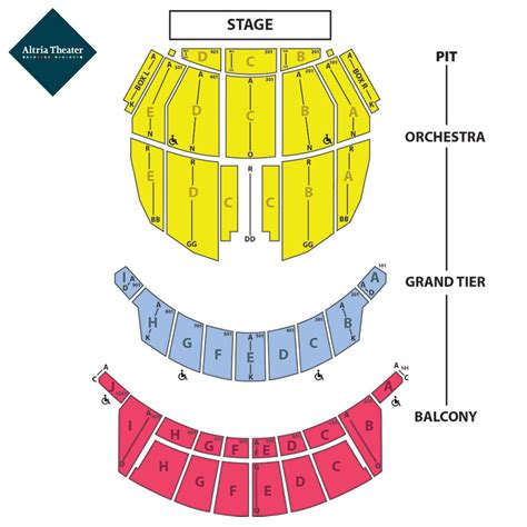 Altria Theatre Seating Chart