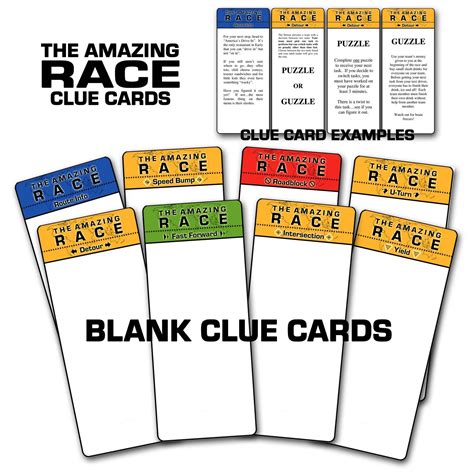 Amazing Race Party Printables Free
