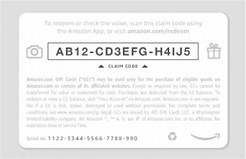 Amazon Claim Code