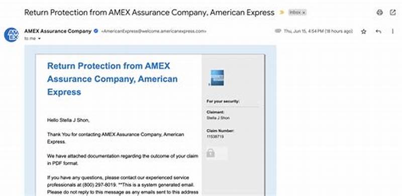 Amex File Claim Return Protection