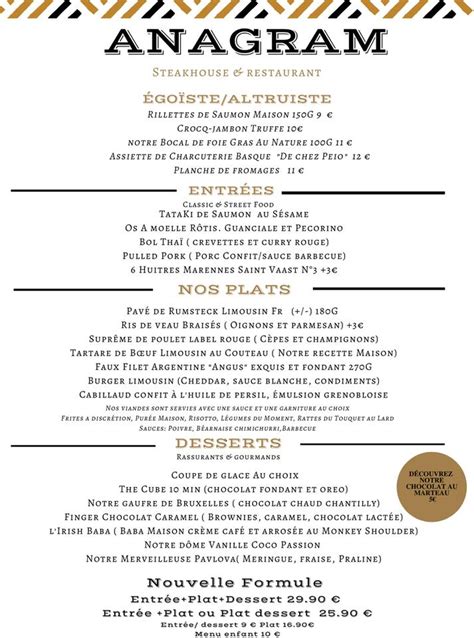 Anagram Restaurant à Arras