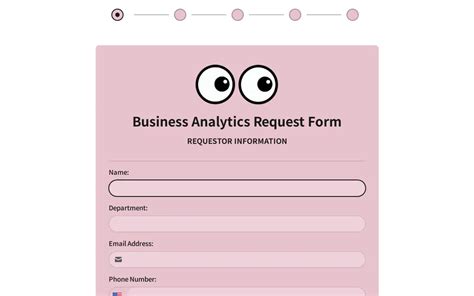 Analytics Request Template