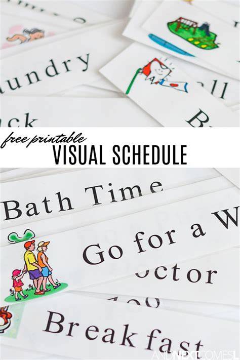 And Next Comes L Free Printable Daily Schedule