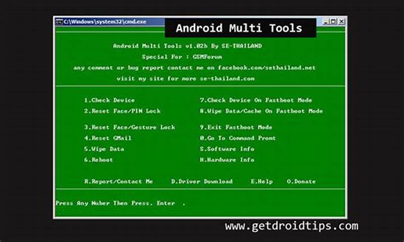 Android Multi Tool For Android Pattern Remover
