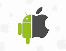 Android vs iOS logo