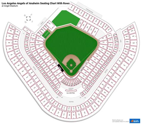 Angel Stadium Seating Chart With Rows