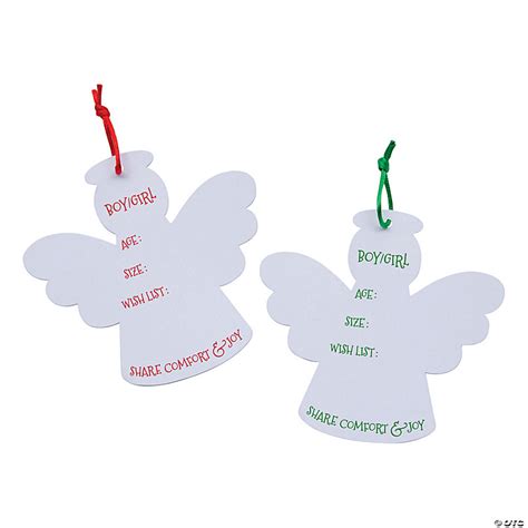 Angel Tree Tags Template
