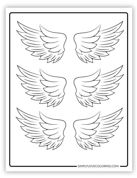 Angel Wings Printable