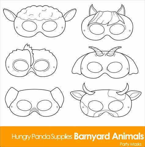 Animal Mask Templates