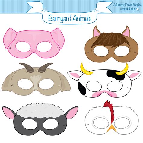 Animal Masks Printable