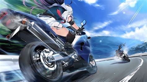 Anime Motorcycle Wallpaper