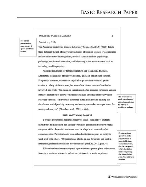 Apa Style Research Paper Template