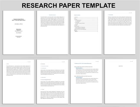 Apa Style Research Paper Template Word