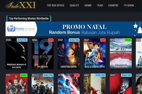 Aplikasi Nonton Bioskop Indonesia pada PC
