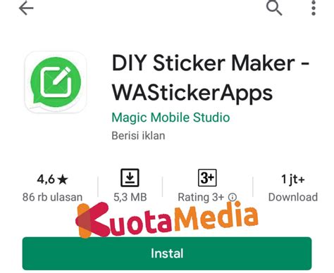 Aplikasi Pembuat Stiker
