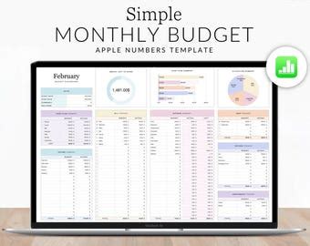 Apple Numbers Budget Template