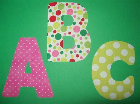 Applique Alphabet Letters Template