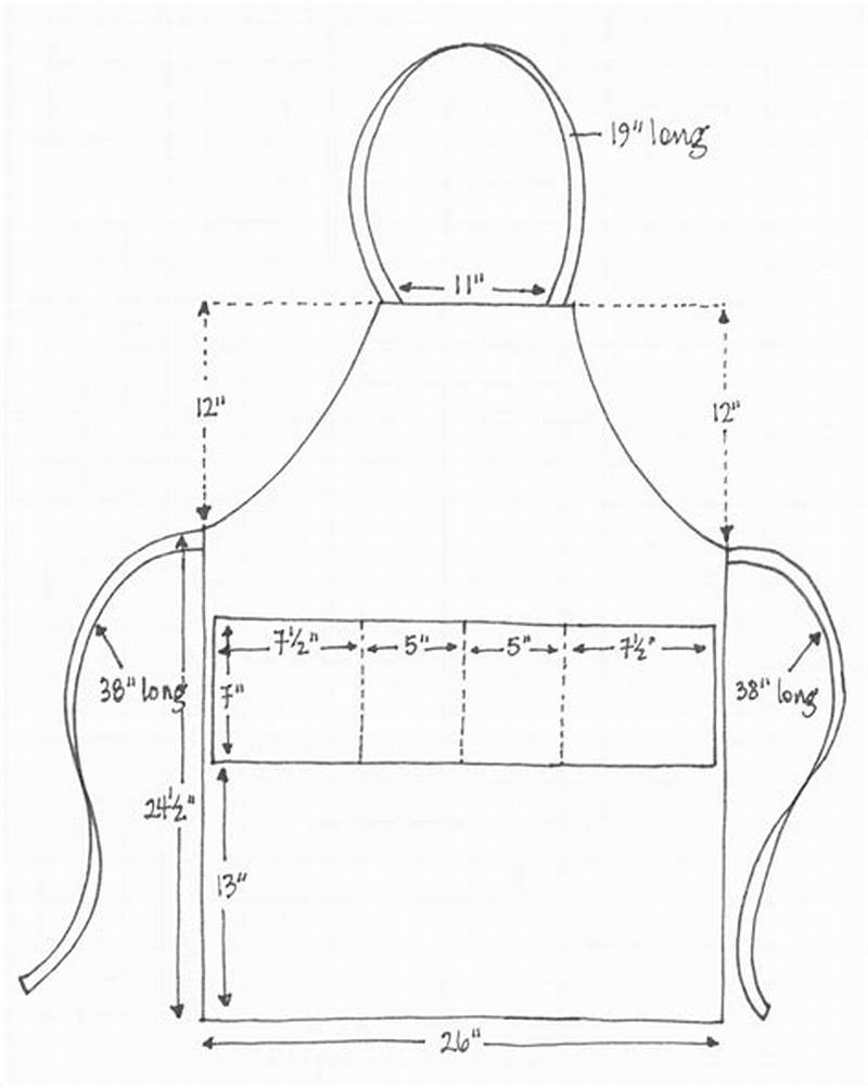 Apron Making Pattern