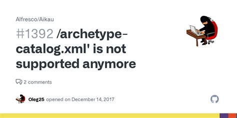 Archetype-catalog.xml Is Not Supported Anymore